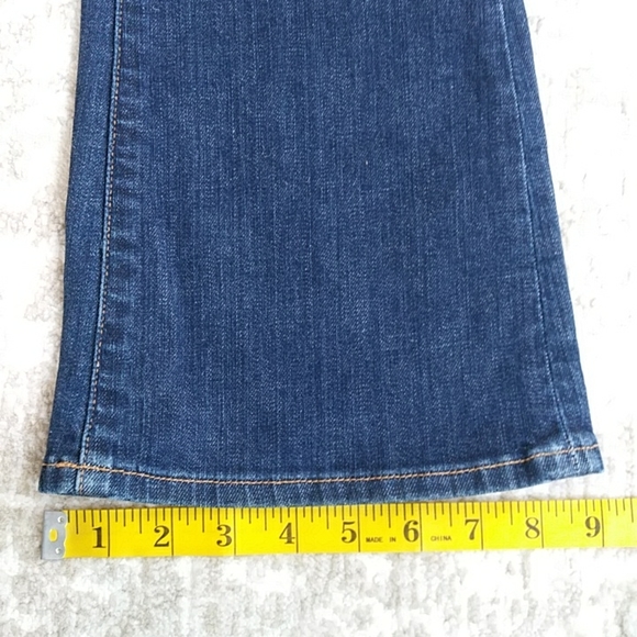 Lucky Brand Embroidered Sofia Boot Cut Jeans 4 / 27R Blue - Picture 13 of 16
